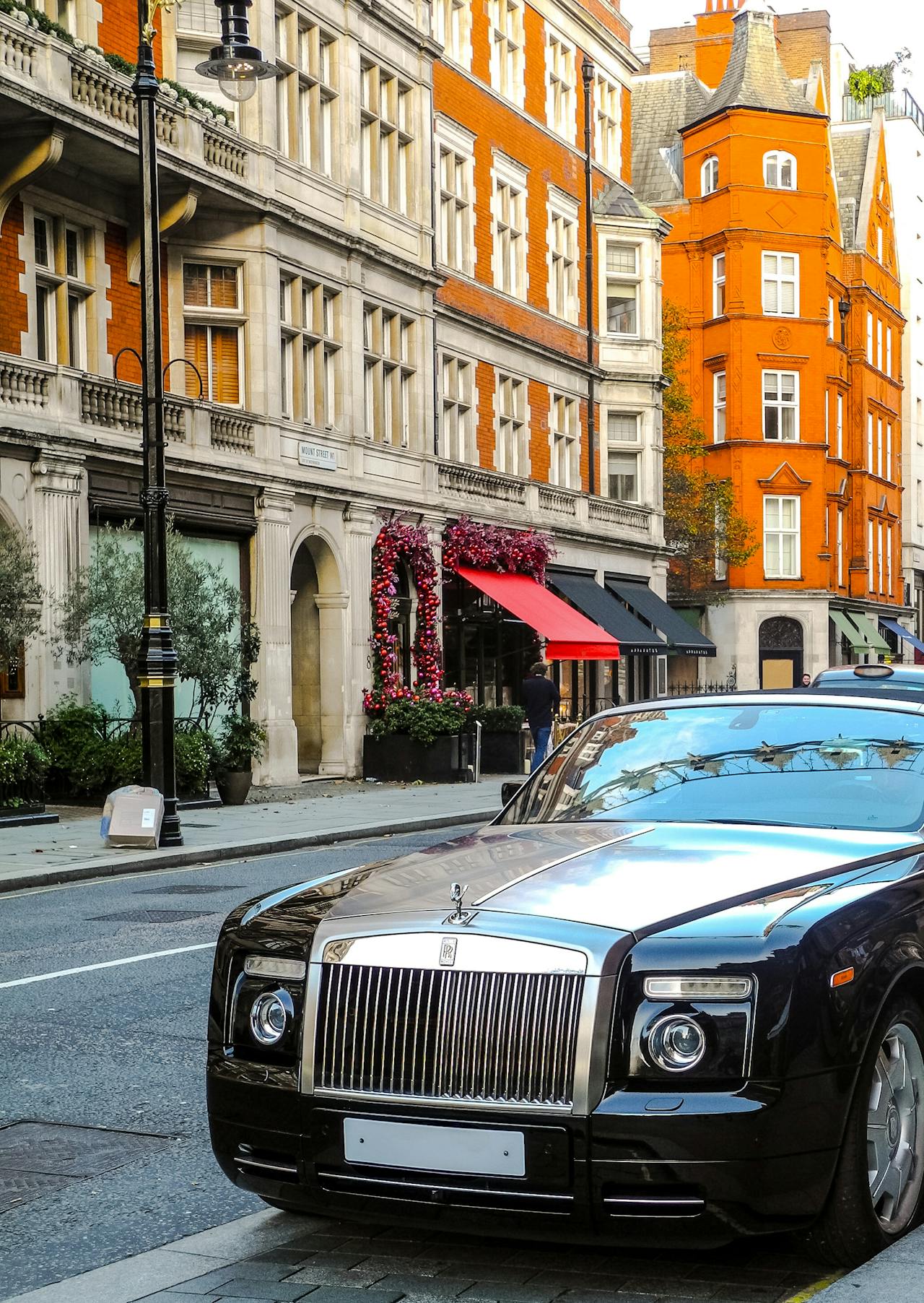 Rolls-Royce on Mount Street London — Prospera Security Consultancy close protection services